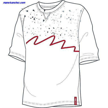 Camiseta Jordan Shark Splatter  (100/blanca)
