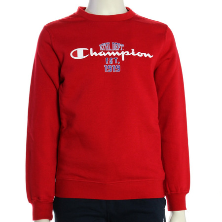 Champion Sudadera Niño Athlentic 1919 Basic Logo (rojo/blanco/azul)