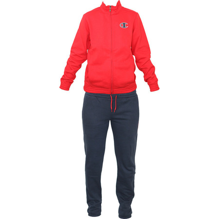 Champion Chándal Niño Athletic Basic Suit Logo FZ (rojo/marino)
