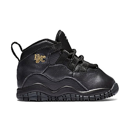 Jordan 10 Retro "NYC" (012/Tallas 17 - 27/black/gold)