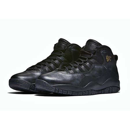 Jordan 10 Retro "NYC" (012/Tallas 17 - 27/black/gold)