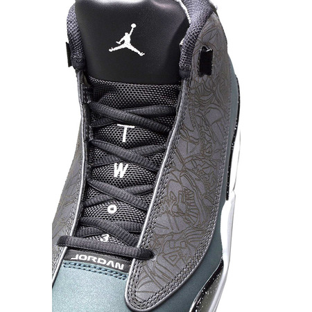 Air Jordan Dub Zero "Laser Night" (004/negro/charcoal/gris)