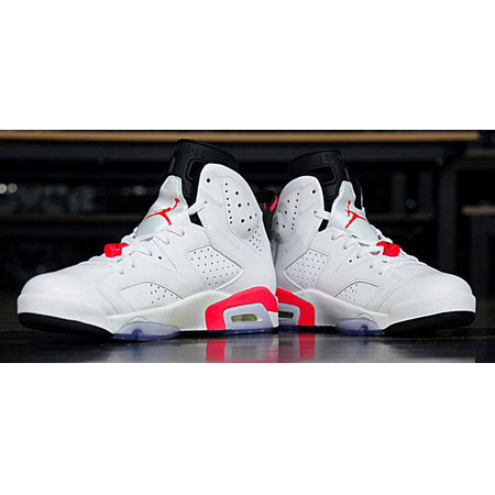 Air Jordan 6 Retro "Infrared" (123/blanco infrared/negro)