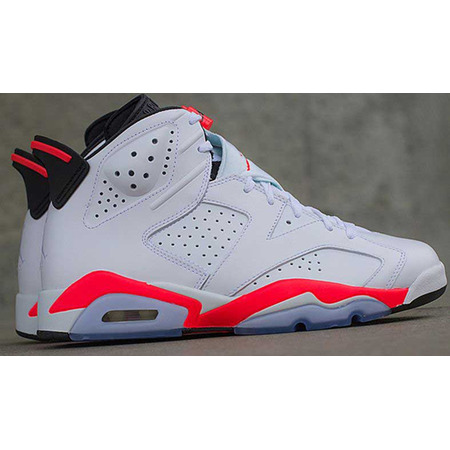 Air Jordan 6 Retro "Infrared" (123/blanco infrared/negro)