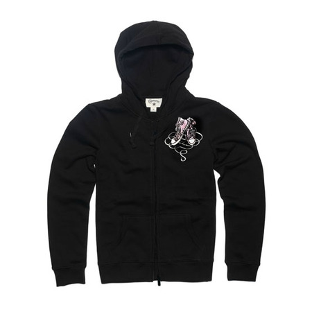 Converse Sudadera Mujer Full Zip W-Common (negro)