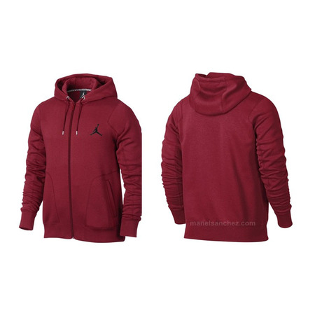 Jordan Sudadera Capucha 23/7 Full Zip Hoody (695/rojo/negro)
