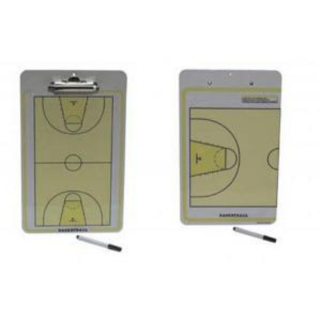 Pizarra Táctica Baloncesto 2 caras (amarillo)
