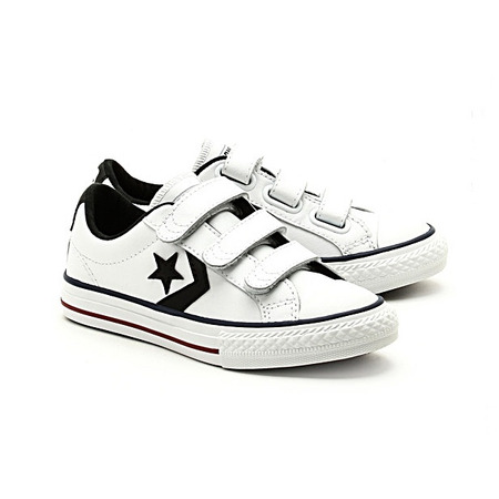 Converse All Star Player 3V OX Niño (blanco/negro)