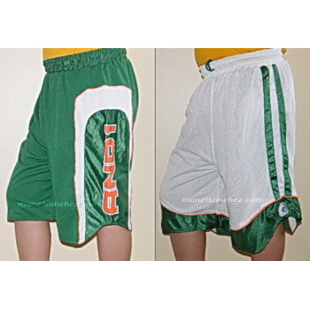 Short And1 Reversible Breakway Jr. (verde/naranja/blanco)
