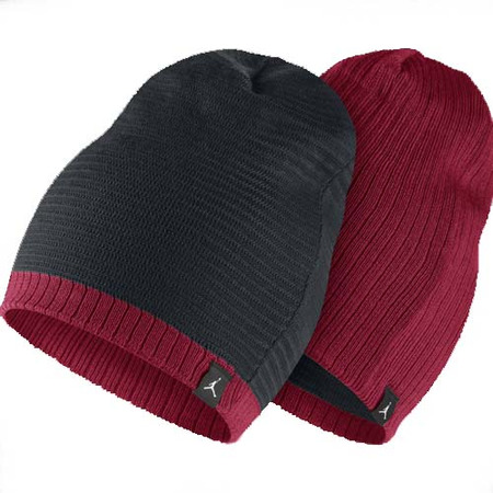 Jordan Reversible Beanie (011/negro/rojo)