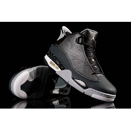 Air Jordan Dub Zero "Laser Night" (004/negro/charcoal/gris)