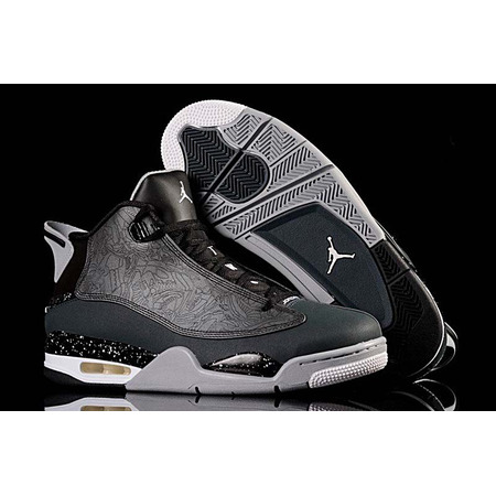 Air Jordan Dub Zero "Laser Night" (004/negro/charcoal/gris)