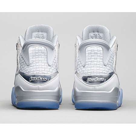 Air Jordan Dub Zero Laser "White" (100/blanco/gris metálic)