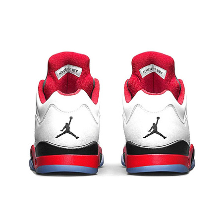 Air Jordan Retro 5 Low "Fire Red" (101/white/fire red/black)