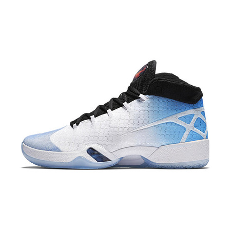 Air Jordan XXX "UNC Westbrook" (107/white/black/blue)