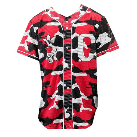Adidas Beisbolera Chicago Bulls (rojo/negro/blanco)