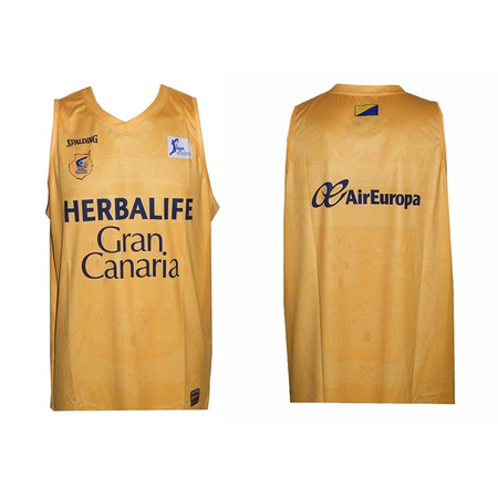 Camiseta Gran Canaria Herbalife ACB 2015/16 (amarillo)