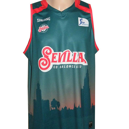 Camiseta CDB Sevilla ACB 2015/16 (verde/rojo)