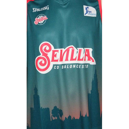 Camiseta CDB Sevilla ACB 2015/16 (verde/rojo)