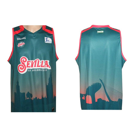 Camiseta CDB Sevilla ACB 2015/16 (verde/rojo)
