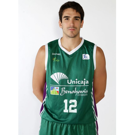 Camiseta Unicaja Málaga ACB 1ª Equipación (verde/morado/blanco)