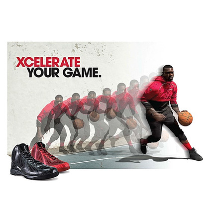 And1 Xcelerate Mid "Stephenson" (rojo/negro/blanco)