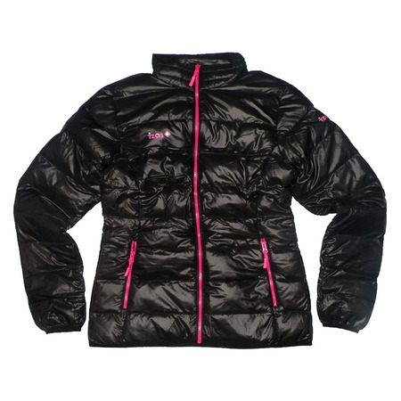 Izas Chaqueta Pluma Mujer Pisa (negro/fuxia)