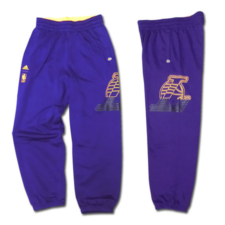 Adidas NBA Pantalón Niño Fan Winter Lakers (purpura)