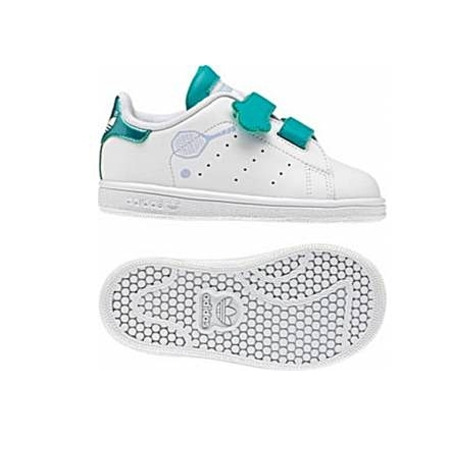 Adidas Stan Smith Adikids L (20-27) (Blanco/Verde)