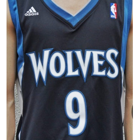 Camiseta NBA Swingman Ricky Rubio Minnesota Timberwolves (negro)