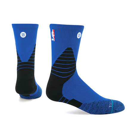 Calcetines Stance NBA Solid Qtr (azul/negro)