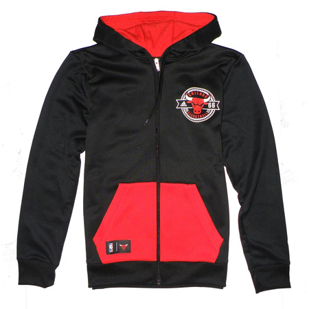 Adidas Sudadera NBA Chicago Bulls Fan Winter FZ (negro/rojo)