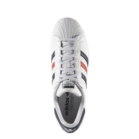 Adidas Originals Superstar Foundation (blanco/marino/rojo)