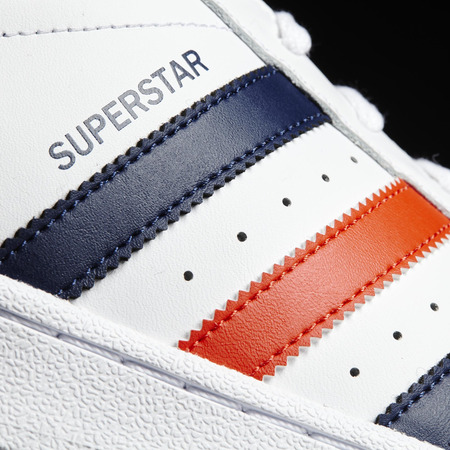 Adidas Originals Superstar Foundation (blanco/marino/rojo)
