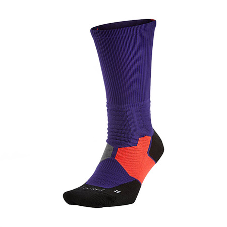 Calcetines Nike Hyper Elite Basket Crew (566/purple/crisom/negro)