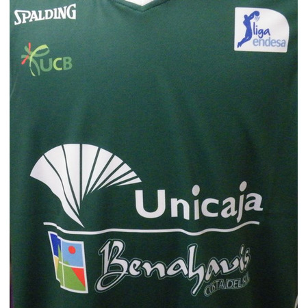 Camiseta Unicaja Málaga ACB 1ª Equipación (verde/morado/blanco)