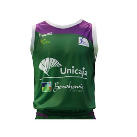 Camiseta Unicaja Málaga ACB 2015/16 (verde/morado)