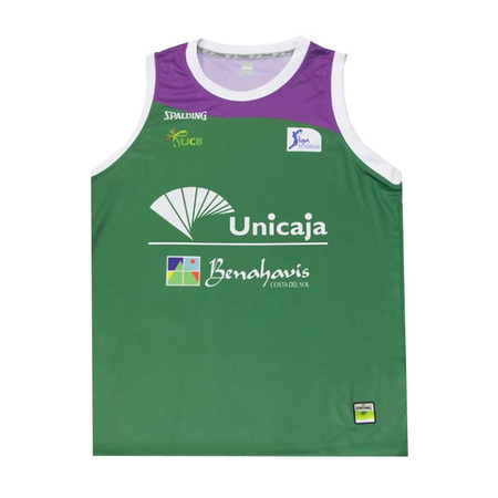 Camiseta Unicaja Málaga ACB 2015/16 (verde/morado)