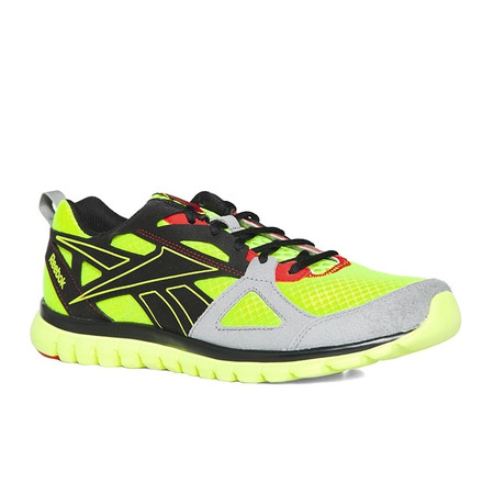 Reebok Hombre SubLite Prime Running (Amarillo/Negro/Gris)
