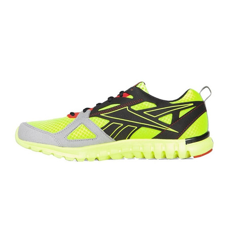 Reebok Hombre SubLite Prime Running (Amarillo/Negro/Gris)
