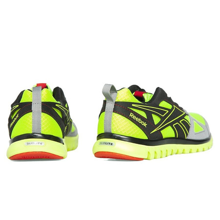 Reebok Hombre SubLite Prime Running (Amarillo/Negro/Gris)