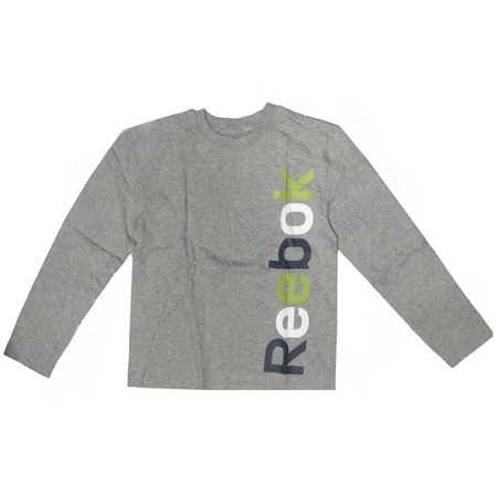 Reebok Camiseta Niño M/L Logo Sport Tee (gris)