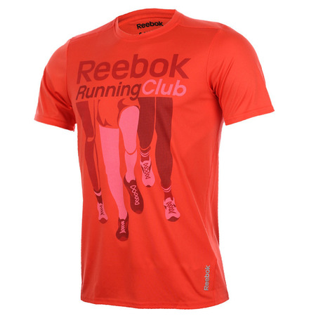 Reebok Camiseta RE SS TEE TC (Rojo)