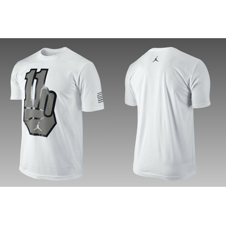 Camiseta Jordan Retro 11 For Peace (blanco)
