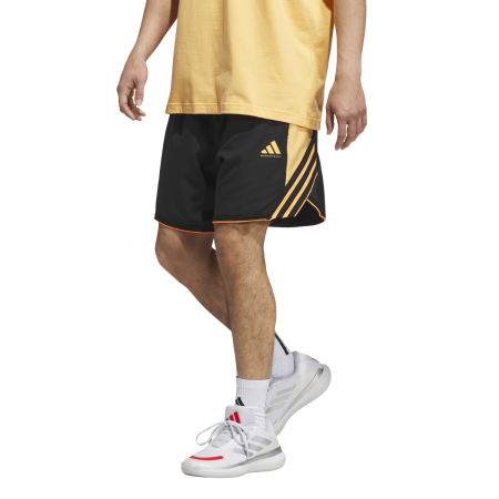 Short Basket Adidas Crazylite "Black-Hazy Orange "