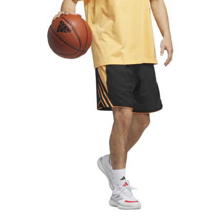 Short Basket Adidas Crazylite "Black-Hazy Orange "