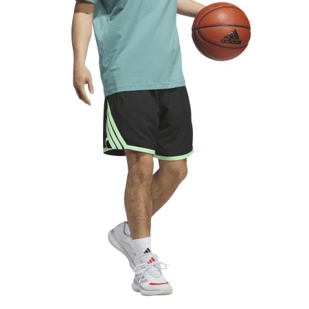 Short Basket Adidas Crazylite  "Black-Lime Burst"