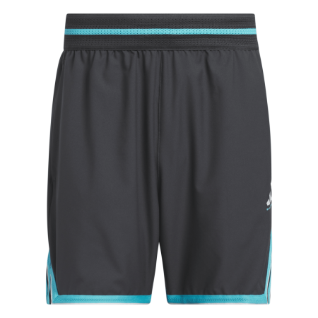 Short Basket Adidas Crazylite "Carbon-Lucid Cyan"