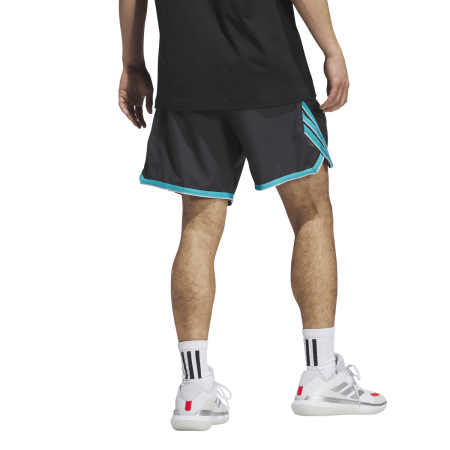 Short Basket Adidas Crazylite "Carbon-Lucid Cyan"