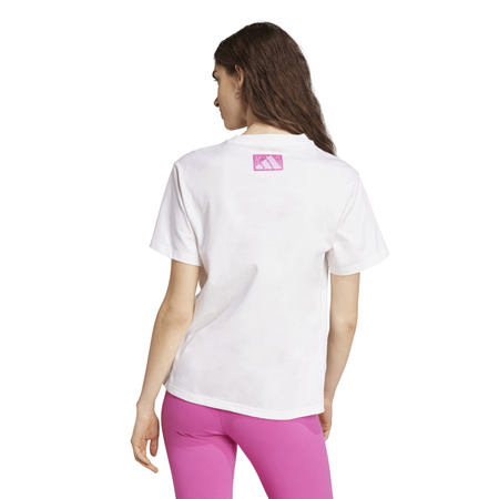 Adidas Camo Graphic T-Shirt "White-Pink"
